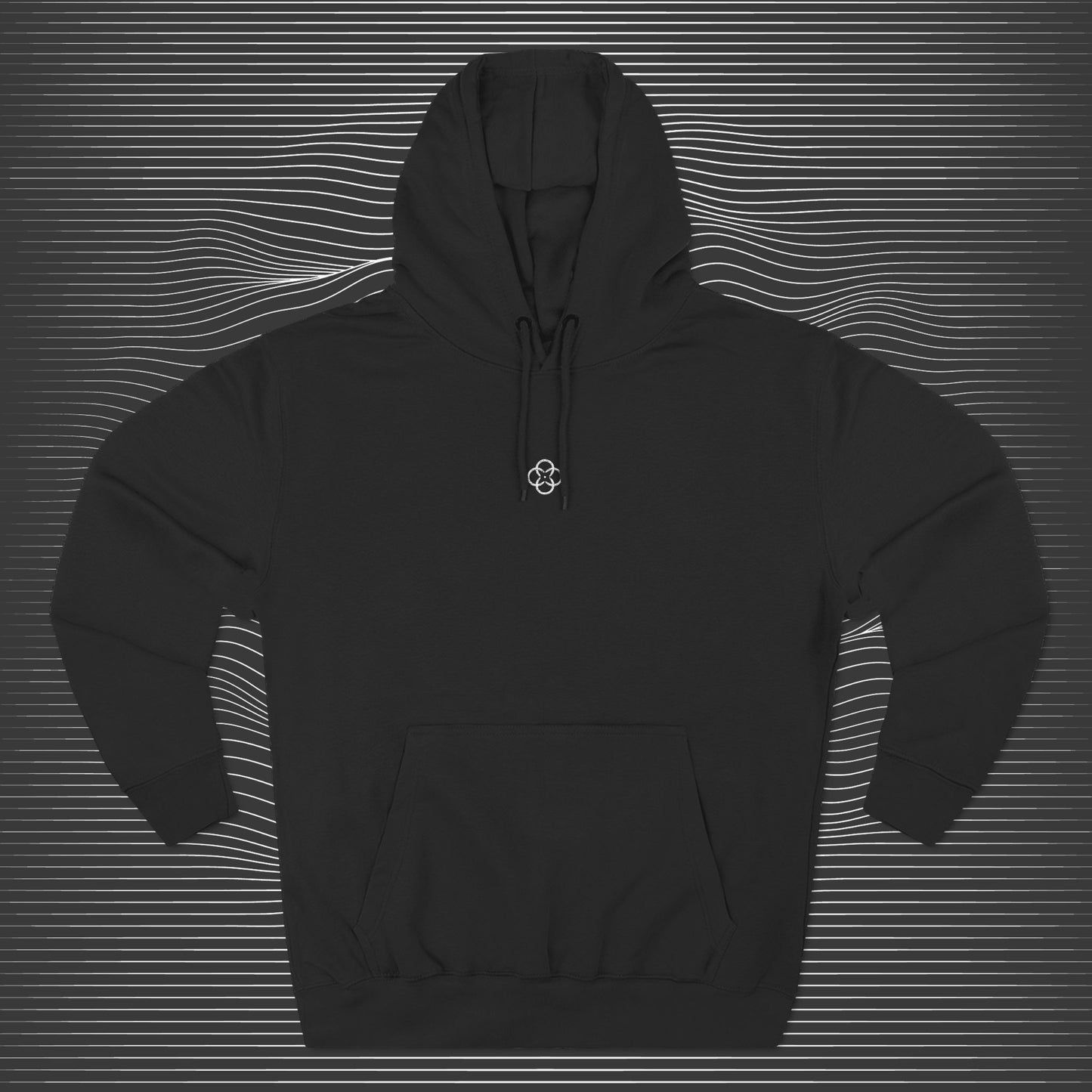 [II] Standard x In(DI)visible Embroidered 01 - 80/20 Cotton-Poly. Hoodie