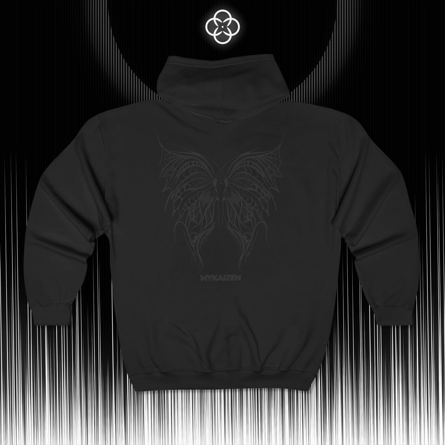 [II] Imminence x In(DI)visible 01 - 50/50 Cotton-Poly. Zip-Up Hooded Sweatshirt